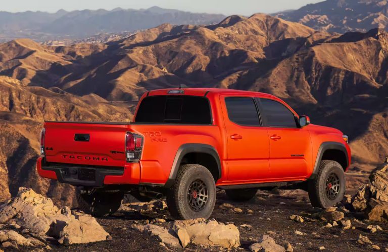 2023 Toyota Tacoma back and side view