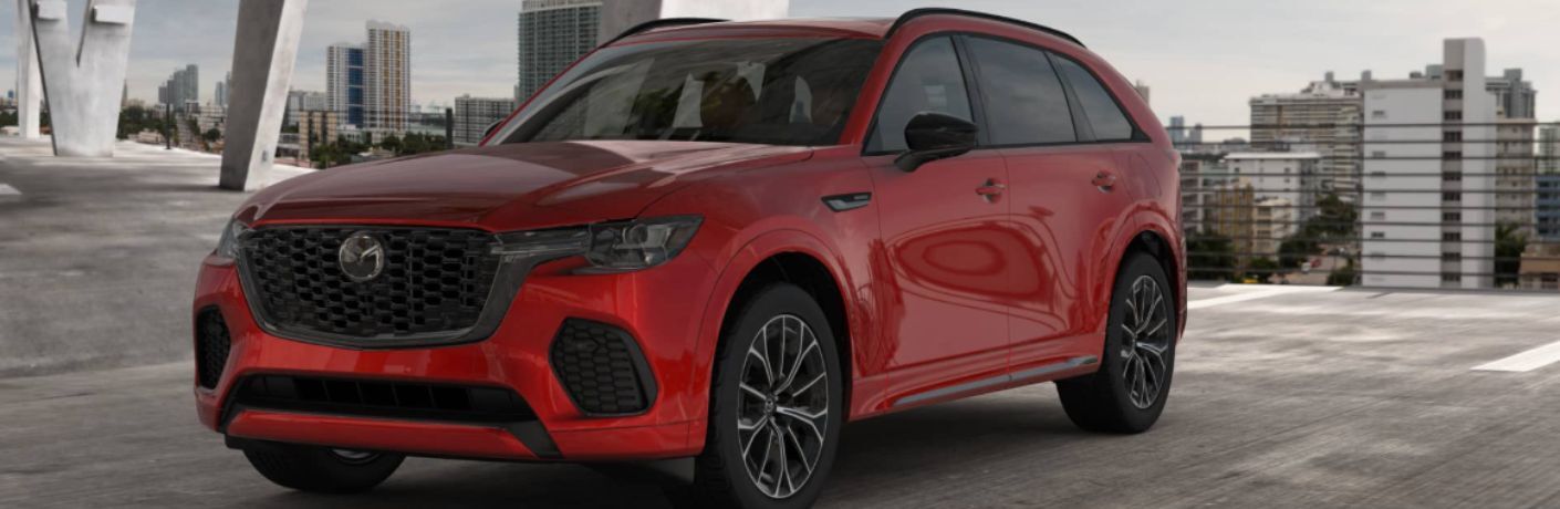 front quarter view of the 2025 Mazda CX-70 3.3 Turbo S Premium Plus
