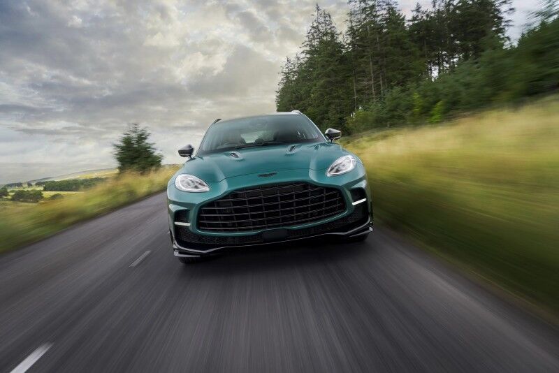 The 2022 Aston Martin DBX, which is for sale at Dallas Autos