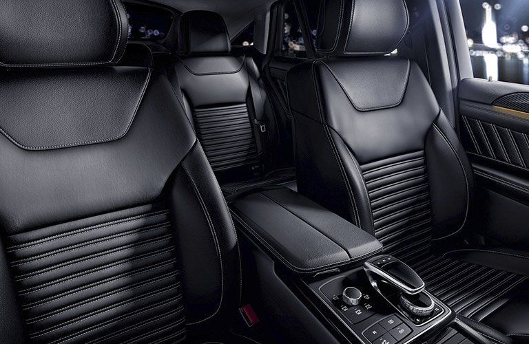 Front seats of the 2017 Mercedes-Benz GLE Coupe
