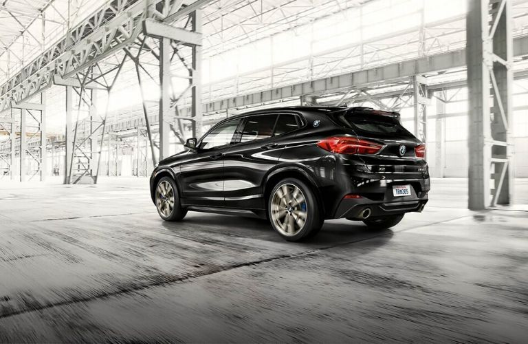 2020 BMW driving inside