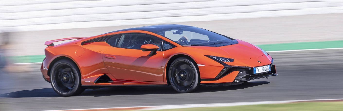 2025 Lamborghini Huracan Tecnica on the track