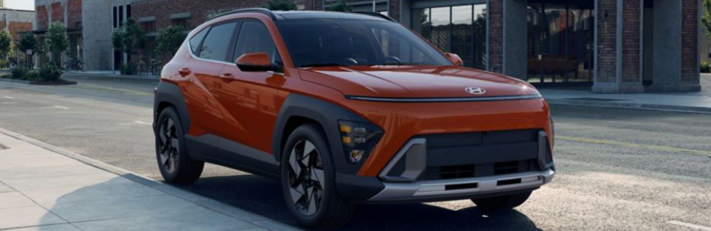 2026 Hyundai Kona front and side angle