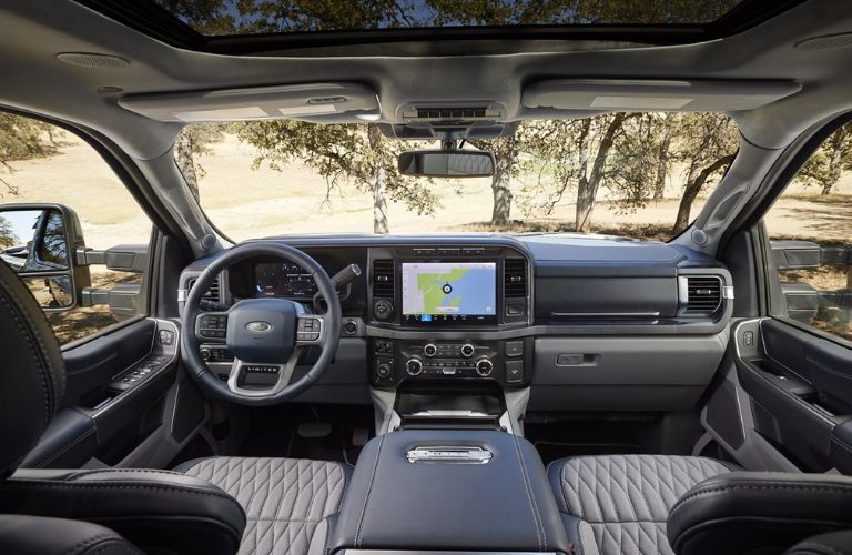 2024 Ford Super Duty front interior