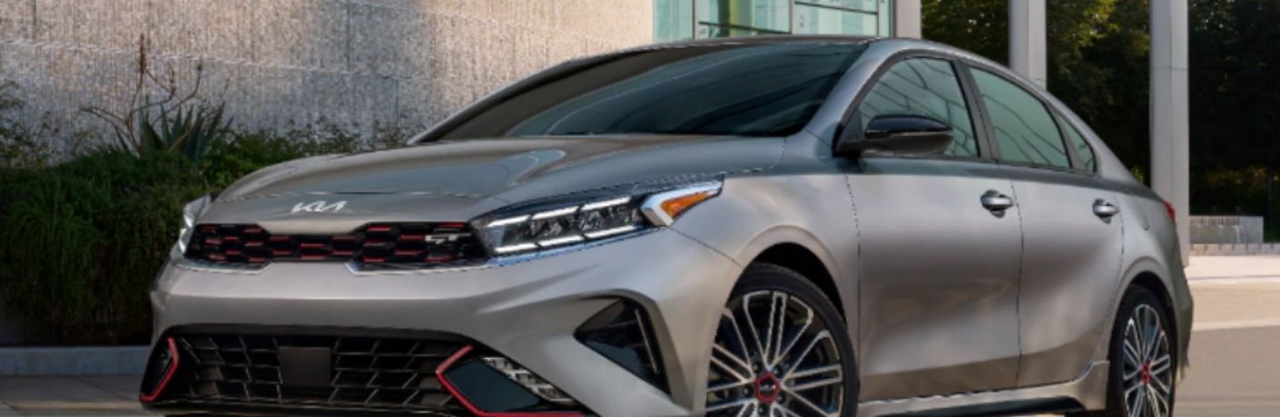 front quarter view of the 2022 Kia Forte