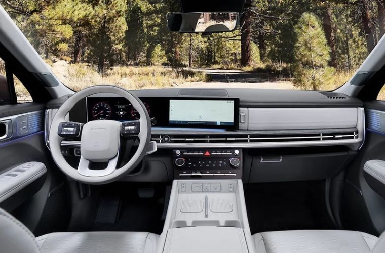 2027 Hyundai Santa Fe front dashboard
