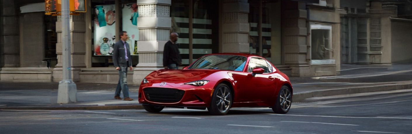front quarter view of the 2024 Mazda MX-5 Miata RF