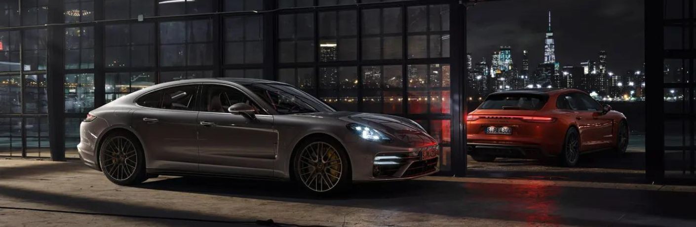 side view of a Porsche