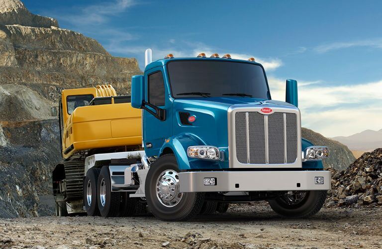 Peterbilt 567 blue front