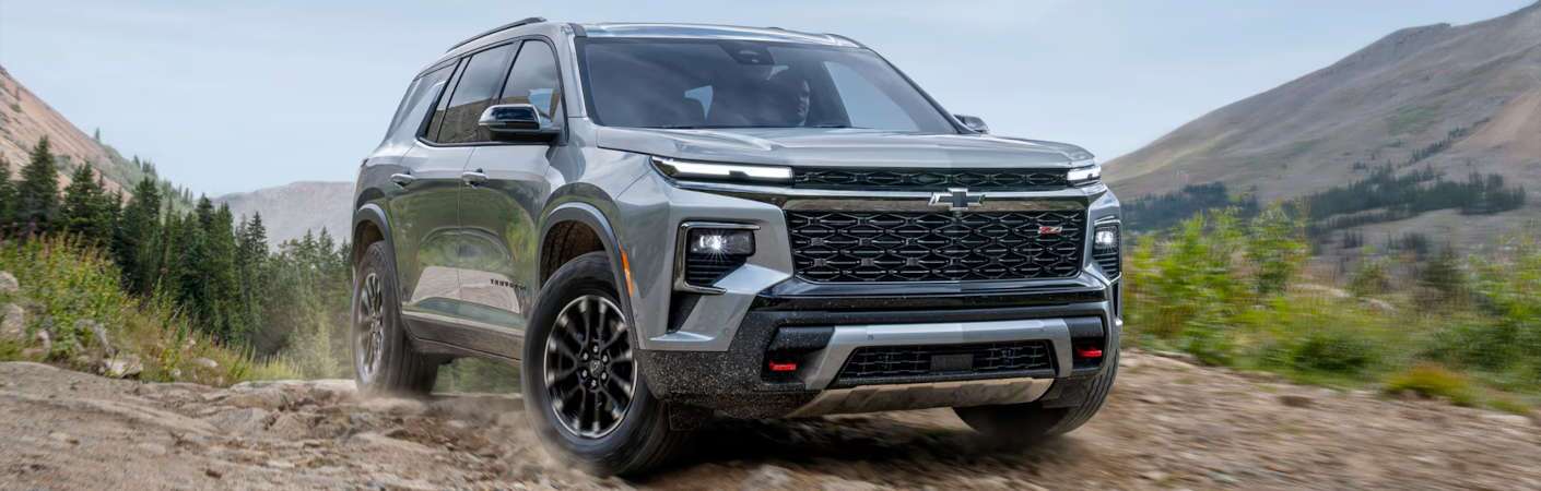 The Chevy Traverse, one of the best used cars for road trips to Banff