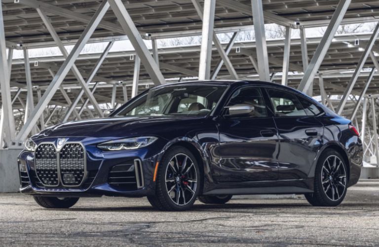 Rear three-quarter view of the 2023 BMW 4-Series Gran Coupe