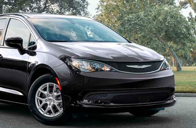 Chrysler Voyager parked on a road