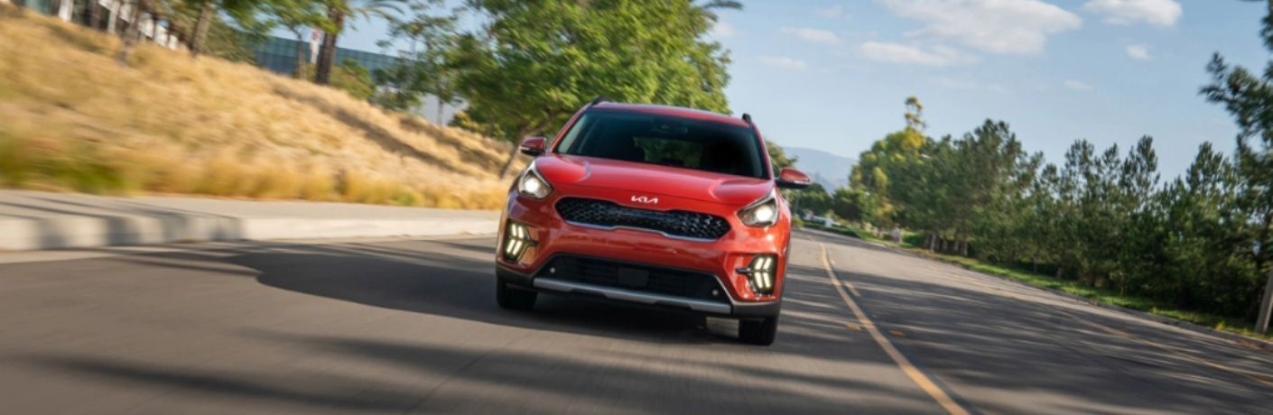 2022 Kia Niro on a road