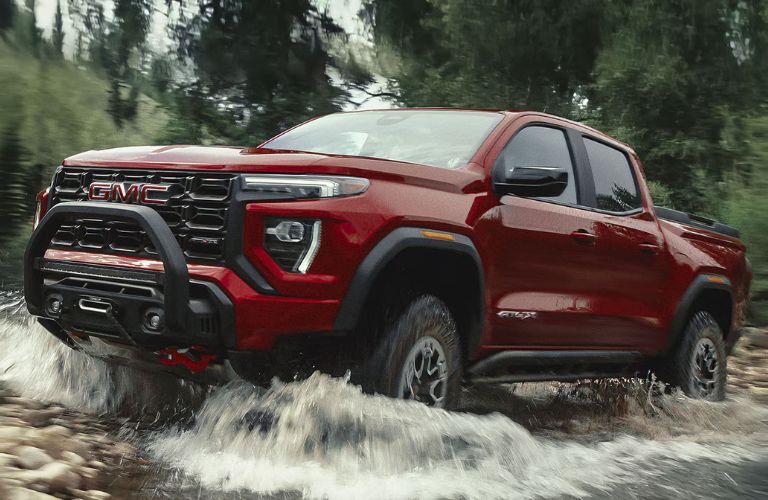 2026 GMC Canyon front and side view