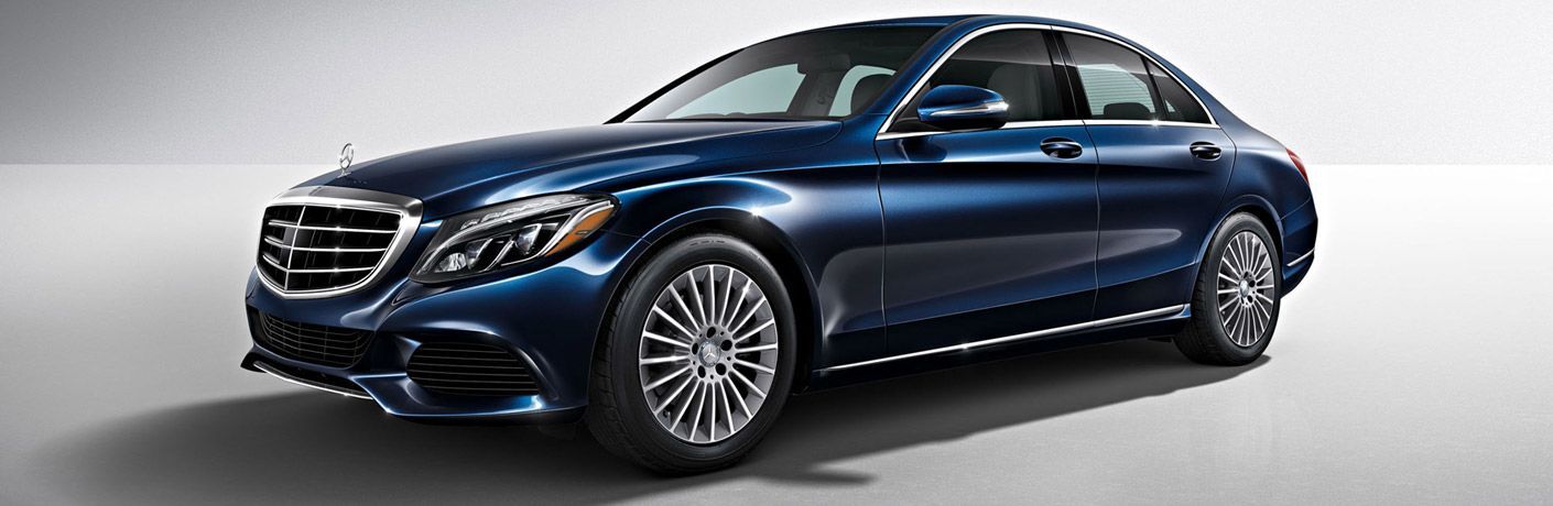 blue 2016 mercedes-benz c300