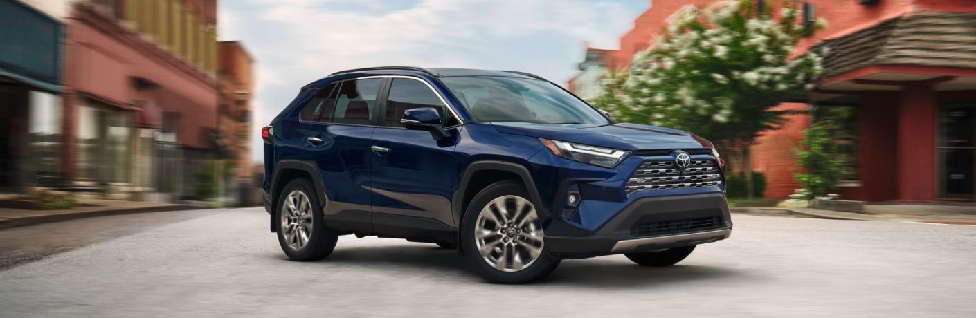 front quarter view of the 2025 Toyota RAV4