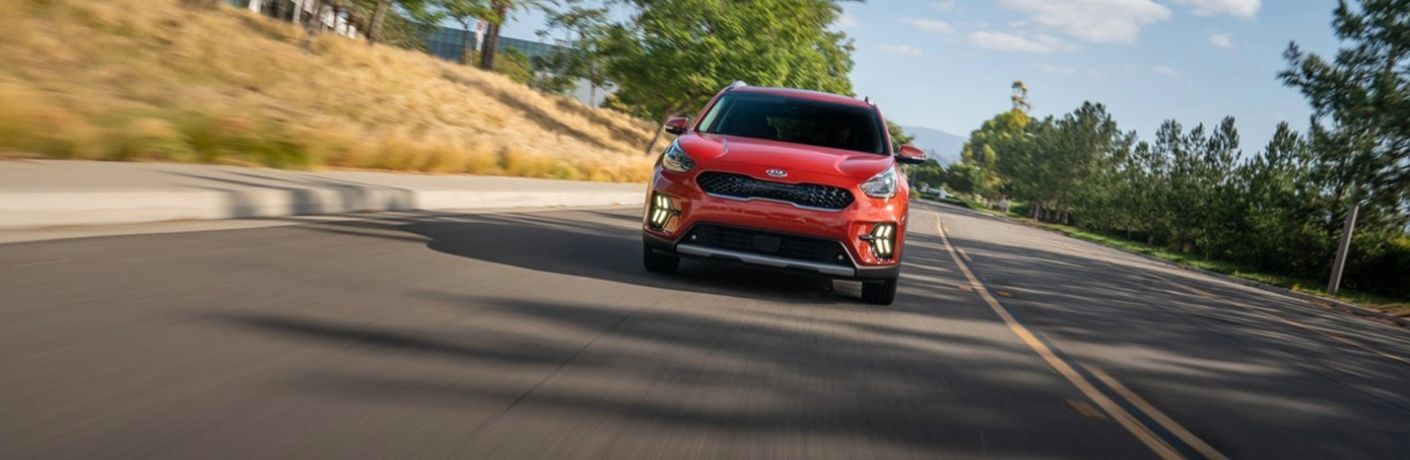2021 Kia Niro driving on the road