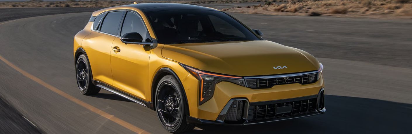 2026 Kia K4 Hatchback side and front view