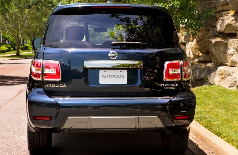 Rear view of the 2020 Nissan Armada