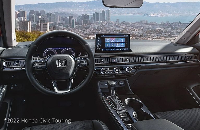 2022 Honda Civic Sedan front interior