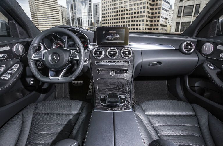 2015 Mercedes-Benz C-Class Scottsdale AZ Leather Interior 7 in Display