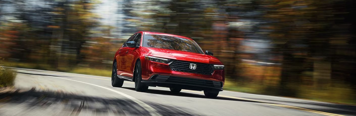 Side view of the 2024 Honda Accord Hybrid Gray
