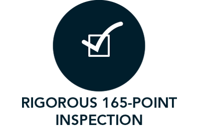 Rigorous 165-Point Inspection