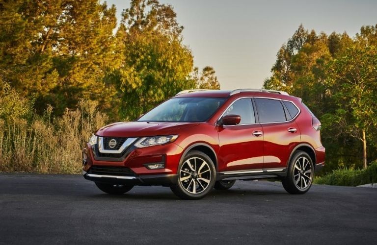 front quarter and side view of a used Nissan