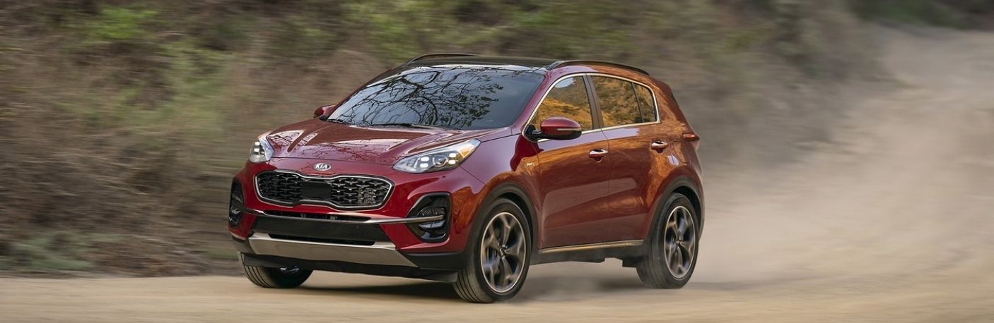 2022 Kia Sportage on road