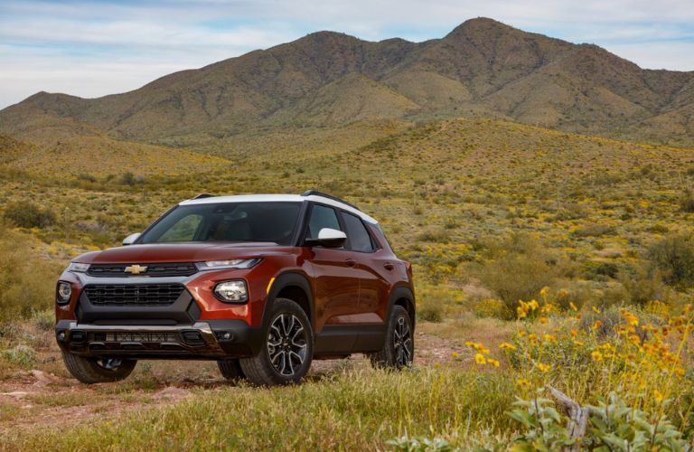 Front Quarter View of the 2021 Chevrolet Trailblazer