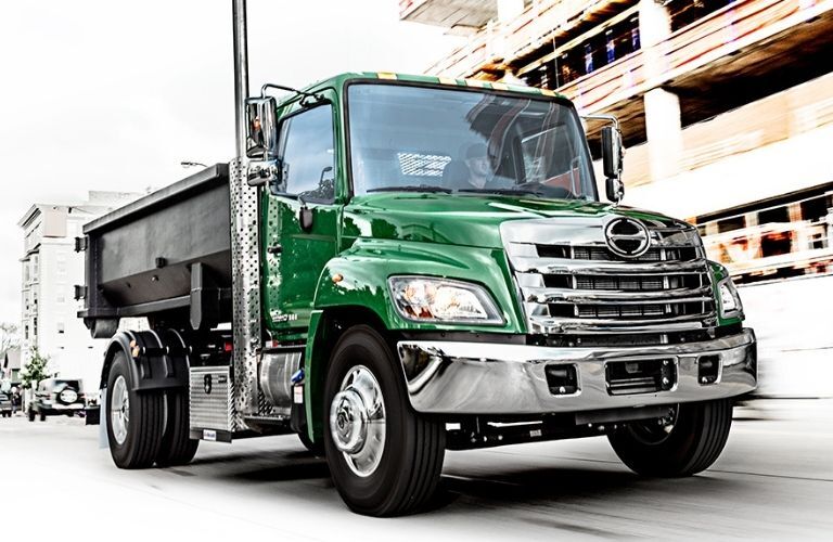 Used Hino Garbage Truck front view