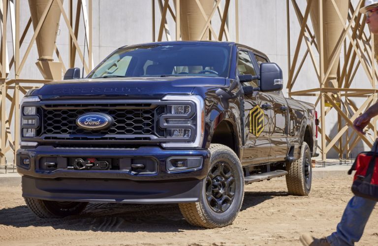 Ford Super Duty F-350 at a worksite