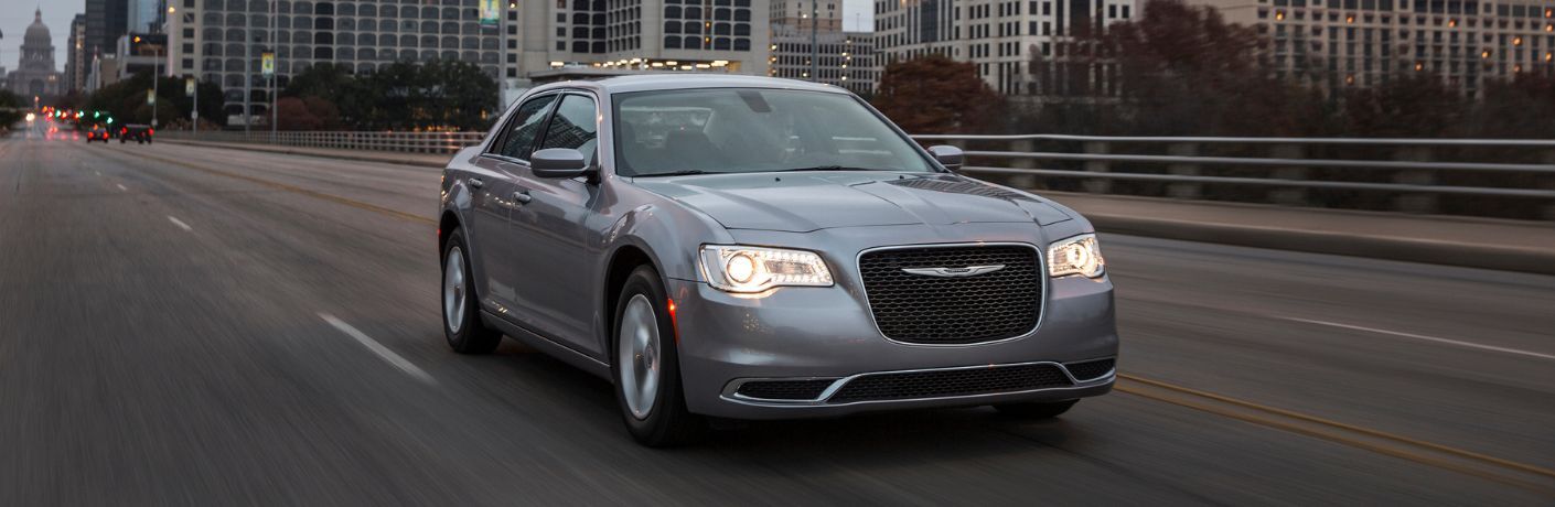 2016 Chrysler 300 running on a city street