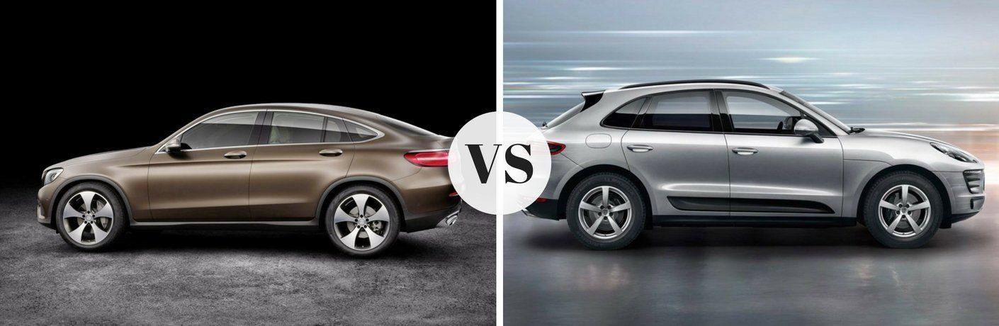 How does the GLC compare to the Porsche Macan?