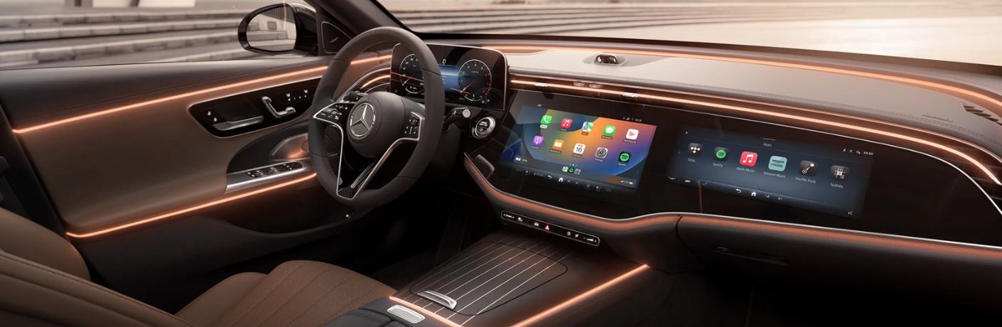 cockpit of the 2025 Mercedes-Benz E-Class Sedan