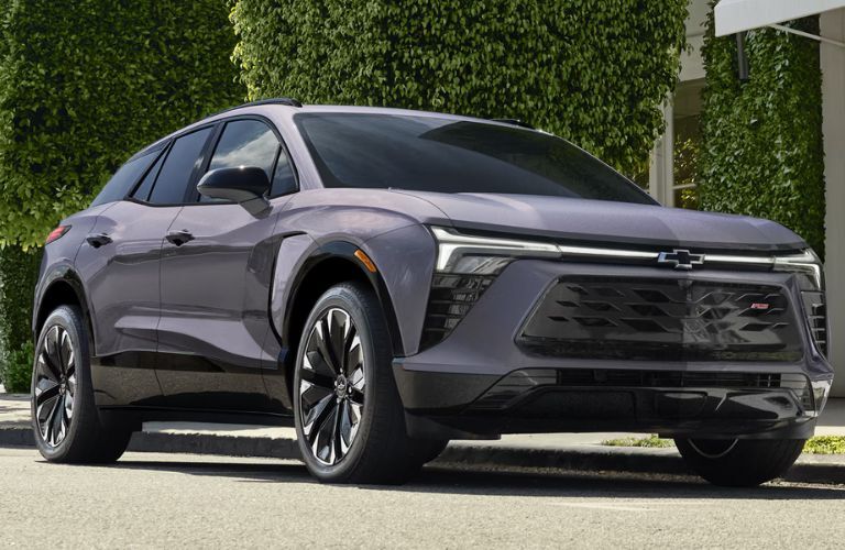 diagonal front view image of the 2024 Chevrolet Blazer EV