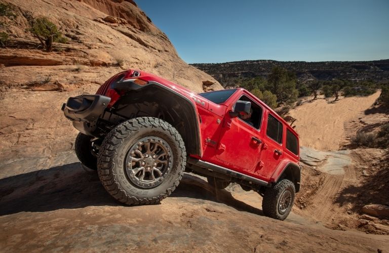2022 Jeep Wrangler in mountains