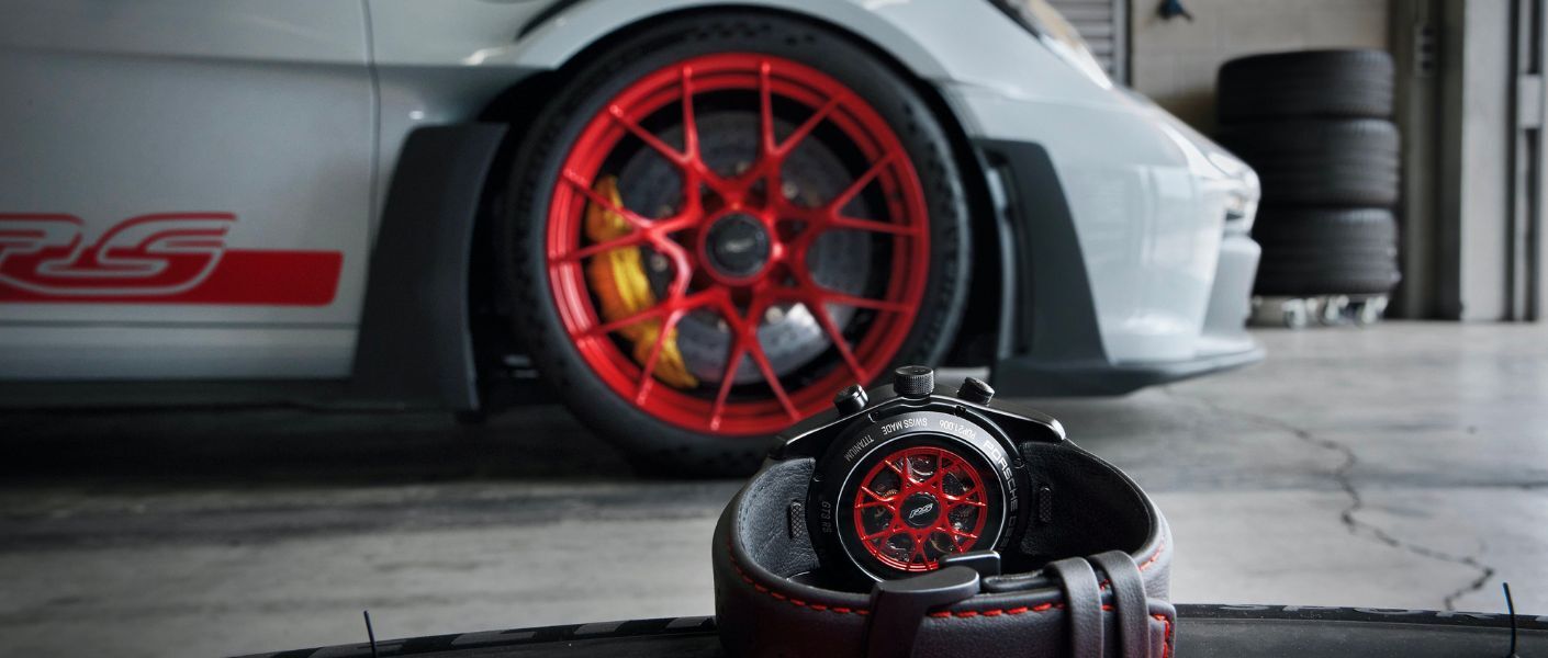 A chronograph watch of 911 GT3 RS
