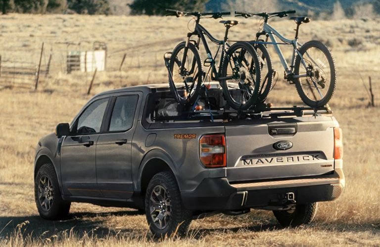 2026 Ford Maverick side and back view