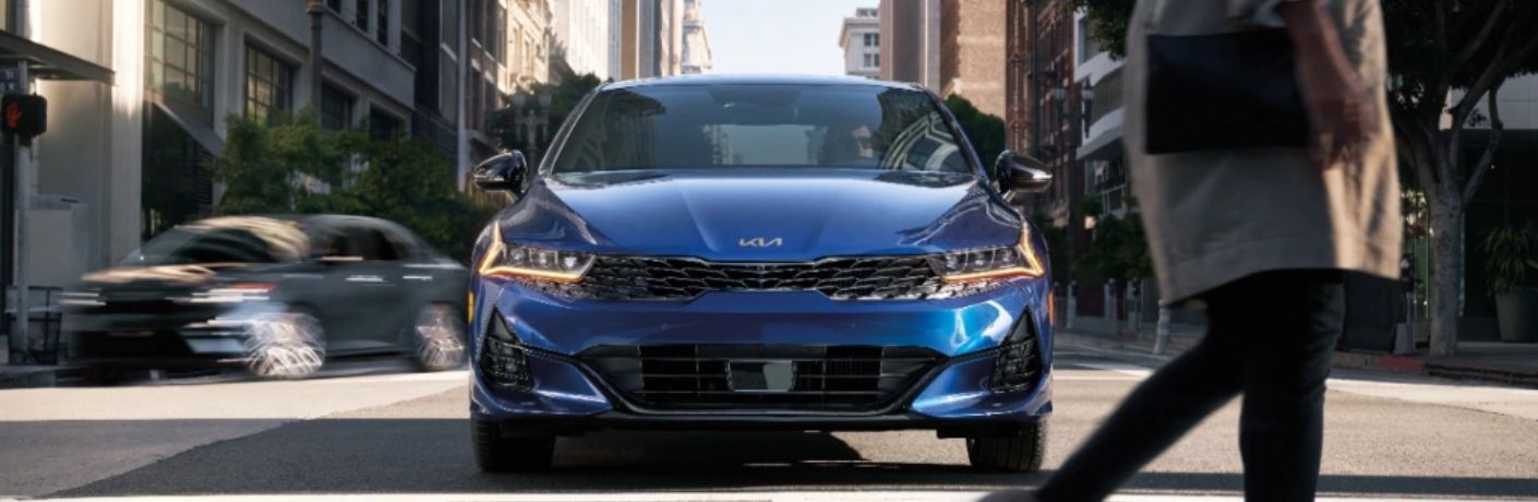 2024 Kia K5 in a city road