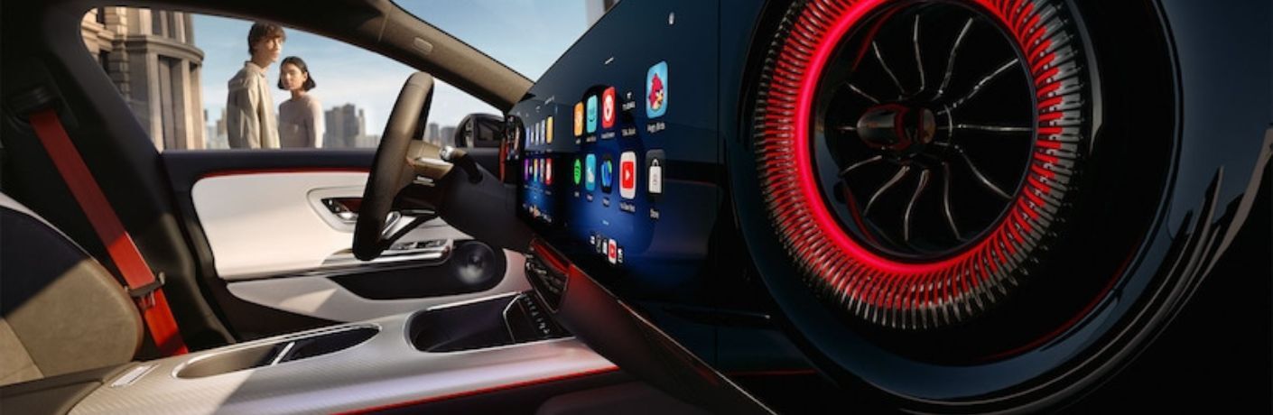 2026 Mercedes-Benz CLA front seats side view