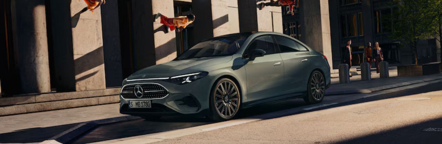 2026 Mercedes-Benz CLA in a city