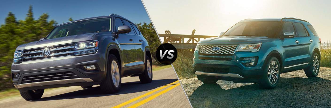 2018 Volkswagen Atlas vs 2017 Ford Explorer