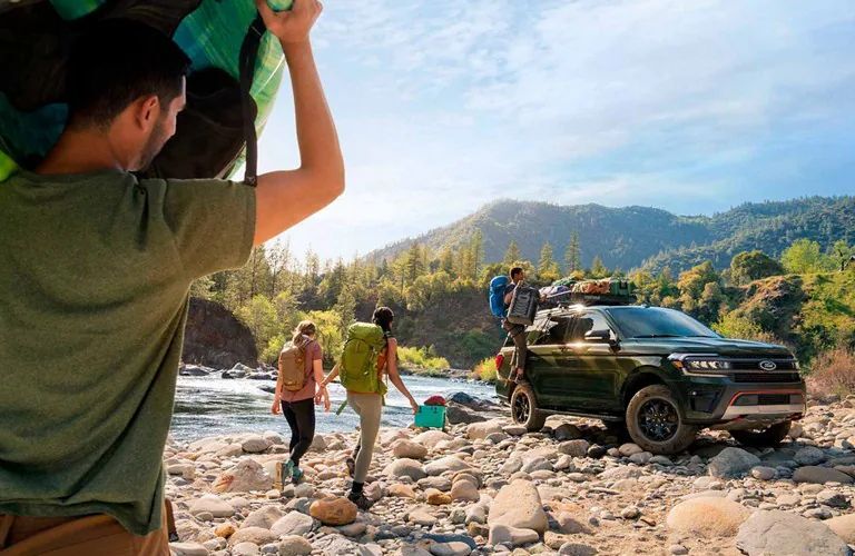 Front quarter view of the 2023 Ford Expedition