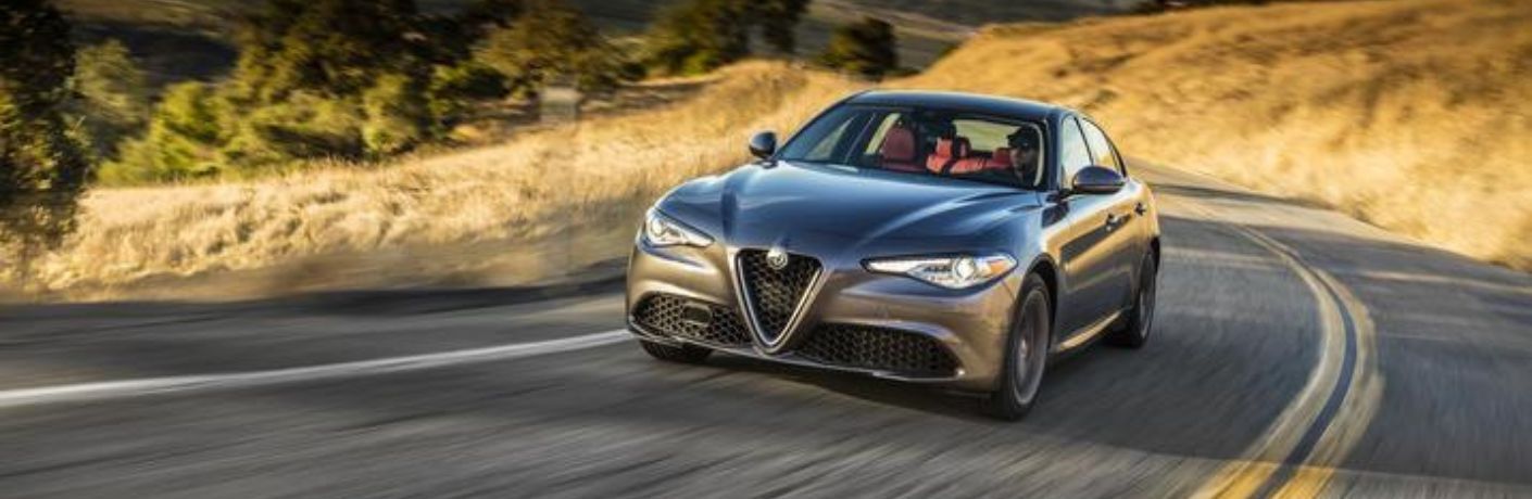 2017 Alfa Romeo Giulia on road
