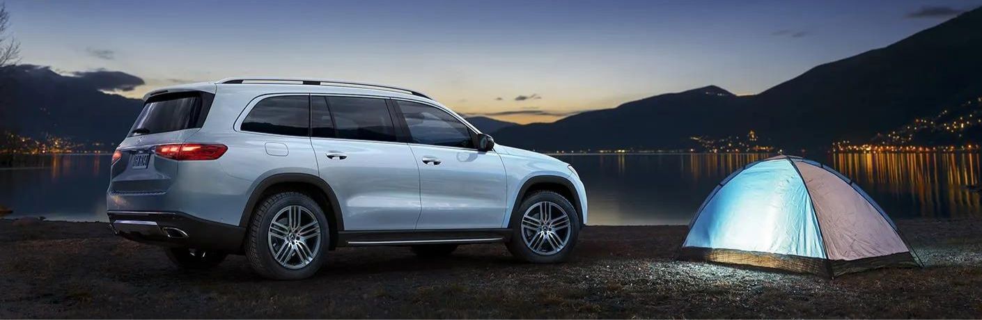 2024 Mercedes-Benz GLS 63 4MATIC+ parked near a lake