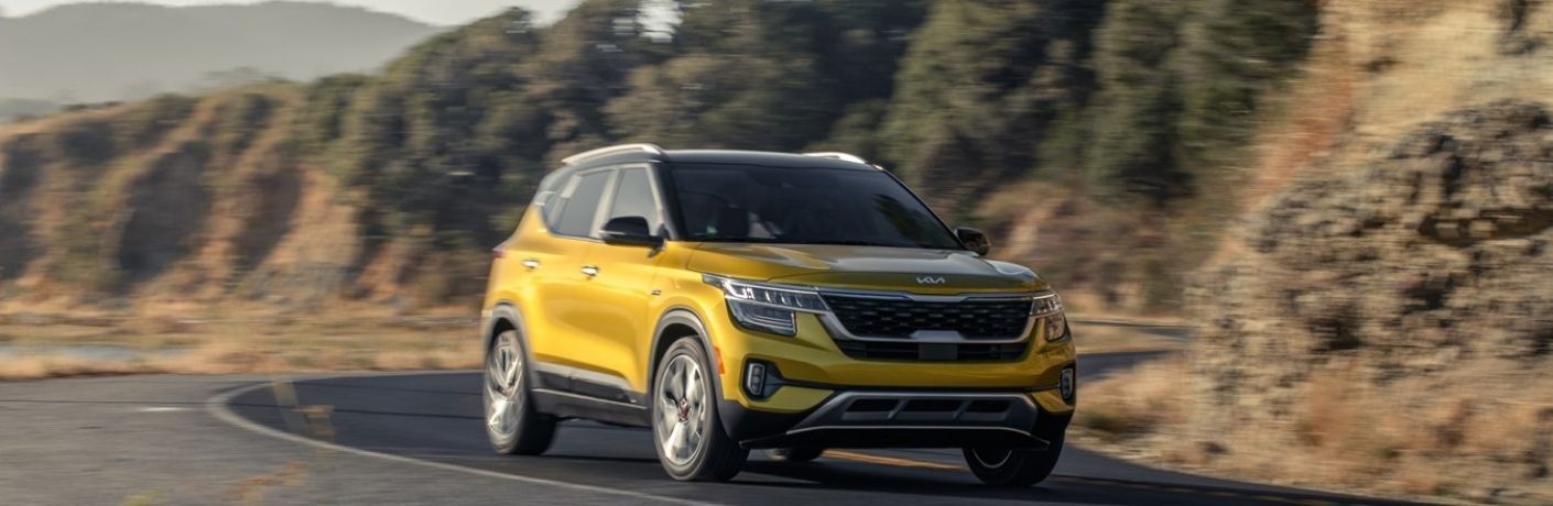 2022 Kia Seltos on the road