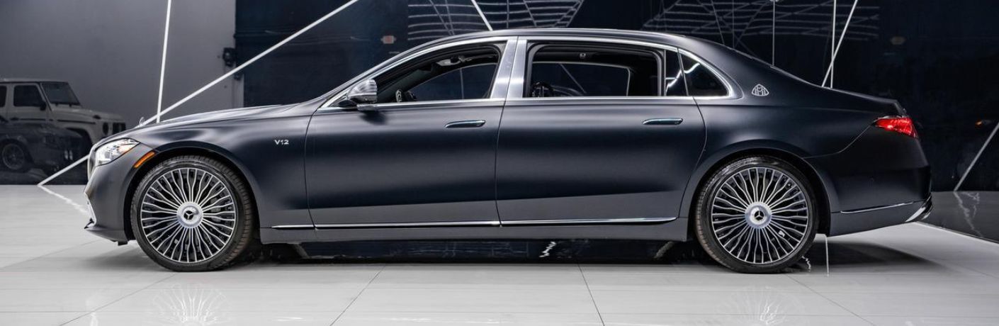 Side view of the 2024 Mercedes-Maybach® S 680 4MATIC® Gray
