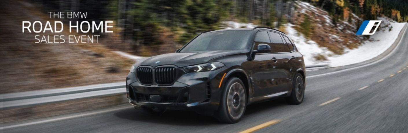 Banner for the 2024 BMW ROAD HOME SALES EVENT X5