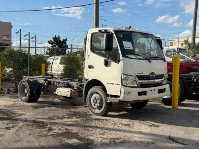 A Hino chassis truck available for sale at TruckMax in South Florida